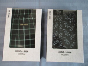 CK2 new goods COMME CA MEN Comme Ca men trunks L 2 sheets cotton 100% front aki boxed general merchandise shop buy 