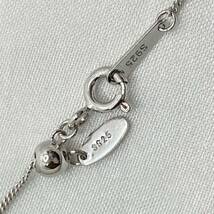 MIKIMOTO 3粒 真珠 ネックレス SILVER シルバー ホールマーク S 925 刻印 ヴィンテージ パール 本真珠 ペンダント 装飾品_画像7