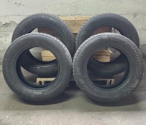 スタッドレス タイヤ 4本 2022年製 195/65R15 91R KUMHO Winter CRAFT ice W61 5.4-6.0 中古