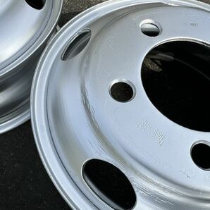 送料無料 いすゞエルフ日産アトラス コンドル マツダタイタン TOPY TK 16×5.5J 116.5-8TC 5穴 両面再塗装 6本セットの画像6