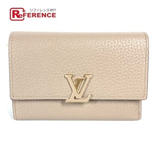 新品同様 LOUIS VUITTON ルイヴィトン M62159 ポルトフォイユ・カプシーヌ コンパクト コンパクトウォレット 3つ折り財布 ガレ【中古】