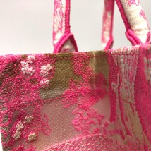 Dior ディオール トワルドジュイ ブックトート スモール トートバッグ ピンク レディース【中古】_画像8