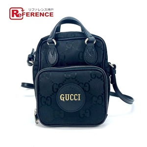 新品同様 GUCCI グッチ 625850 オフザグリッド OFF THE GRID カバン 斜め掛け ポシェット ショルダーバッグ ブラック メンズ.【中古】