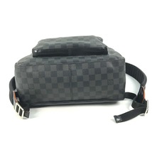 LOUIS VUITTON ルイヴィトン N42403 ジョッシュ バックパック カバン ダミエグラフィット リュックサック ブラック メンズ【中古】_画像4