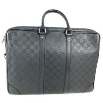 LOUIS VUITTON ルイヴィトン N41146 ポルトドキュマンヴォワヤージ ビジネスバッグ ダミエアンフィニ ノワール ブラック 【中古】_画像2