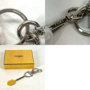 未使用 FENDI フェンディ スコップ バッグチャーム キーホルダー イエロー メンズ【中古】の画像10