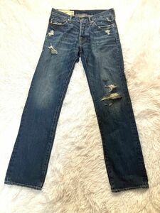 【古着】 Abercrombie&Fitch /アバクロ　スリムストレートW28L30 170/72Y