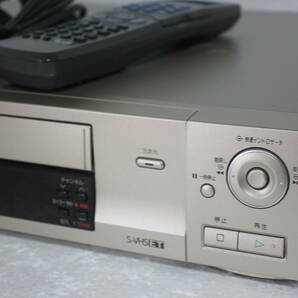 ★内部清掃済み★【即決＆送料無料】PANASONIC NV-SV1 S-VHSビデオデッキ 2000年製 リモコン有の画像9