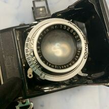 G038 ツァイスイコン Zeiss Ikon 蛇腹カメラ　ケース 付属【現状品】Novar Anastigmat 1:3,5 F=7cm Nr.1326421 動作未確認　昭和レトロ_画像6