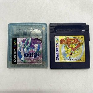 【GBC】ポケットモンスター 金/クリスタル GAMEBOY / ゲームボーイカラー