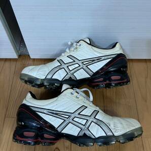 7ラウンド使用のみ 26.5㎝ 希少 レア asics アシックス ゲルエース tgn 107 105 103 902 910 913 ゴルフ シューズ 松山英樹の画像3