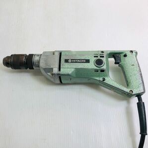 ★☆日立 HITACHI 16mm 振動ドリル DV16 ビット付 電気 電動 工具 大工道具 DIY 動作確認済み ヘ☆★の画像2