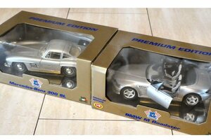 Й★PREMIUM EDITION★ミニカー★2台★BMW M Roadster★Mercedes-Benz 300 SL★ベンツ★イタリア製★箱入り★