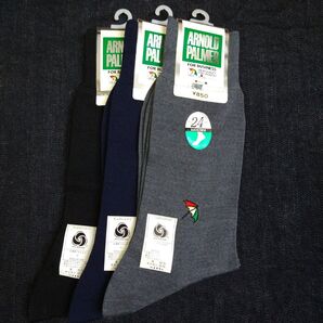 AP刺繍入りビジネスソックス 3色まとめて