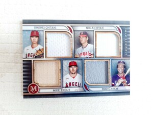 Topps Quad Relic Card 99枚限定 大谷翔平