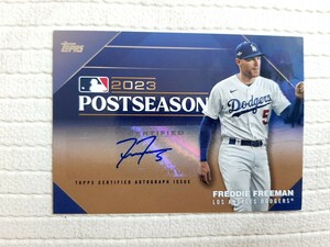 topps フレディフリーマン　サイン auto