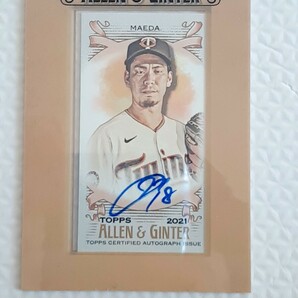 前田健太 Topps Auto 直筆サインカード　ツインズ