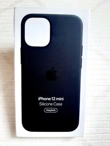 アップル純正 iphone12mini シリコンケース　ブラック