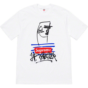 希少★新品本物【白★M】★Jean Paul Gaultier Tee box ゴルチエ ボックス Tシャツ 正規店購入 シュプリーム 限定 入手困難 Supreme 2019SS