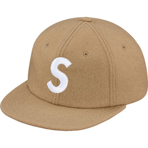 希少★新品本物【TAN】★Wool S Logo 6-Panel ウール エスロゴ 正規店購入 レアモデル 限定品 名作 シュプリーム 入手困難 Supreme 2015A/W