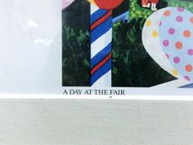 アートポスター★ヒロヤマガタ HIRO YAMAGATA 額入りポスター A Day at the Fair 1993 縦89.5×横89.5cm★ART★_画像4