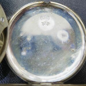 ◆懐中時計◆EMPIRE 精工舎 SEIKO スモセコ 懐中時計 silver900 三つ折りボディ 風防割れ 手巻き 稼働品の画像6