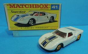 MATCHBOX 41 FORD G.T.