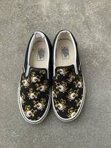 アメリカ　VANS正規店購入　箱なし　VANS スリッポン ブラック目玉 US7.5in(25.5cm)_画像1