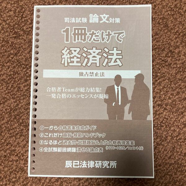 一冊だけで経済法　辰巳法律研究所