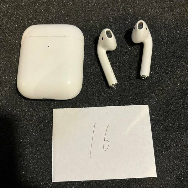 送料無料 最安 動作確認済み Apple AirPods A1938 A2031 A2032 第2世代 アップル ワイヤレスイヤホン 管理16