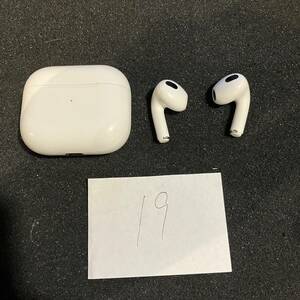 正規品 最安 送料無料 Apple Airpods エアーポッツ エアポッツ 第3世代/A2564・A2565・A2566/ワイヤレスイヤホン 管理19