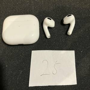 正規品 最安 送料無料 Apple Airpods エアーポッツ エアポッツ 第3世代/A2564・A2565・A2566/ワイヤレスイヤホン 管理25