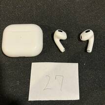 正規品 最安 送料無料 Apple Airpods エアーポッツ エアポッツ 第3世代/A2564・A2565・A2566/ワイヤレスイヤホン 管理27_画像1