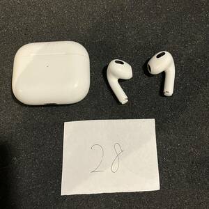 正規品 最安 送料無料 Apple Airpods エアーポッツ エアポッツ 第3世代/A2564・A2565・A2566/ワイヤレスイヤホン 管理28