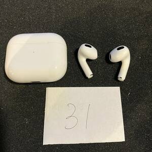 正規品 最安 送料無料 Apple Airpods エアーポッツ エアポッツ 第3世代/A2564・A2565・A2566/ワイヤレスイヤホン 管理31