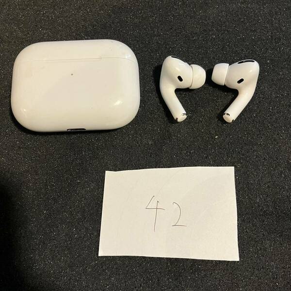 正規品 最安 美品 送料無料 動作確認済み Apple 純正 Air Pods Pro A2083 A2084 A2190 アップル エアーポッズ プロ 本体 MWP22J/A 管理42