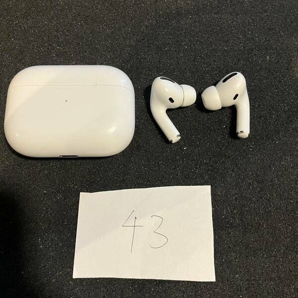 正規品 最安 美品 送料無料 動作確認済み Apple 純正 Air Pods Pro A2083 A2084 A2190 アップル エアーポッズ プロ 本体 MWP22J/A 管理43