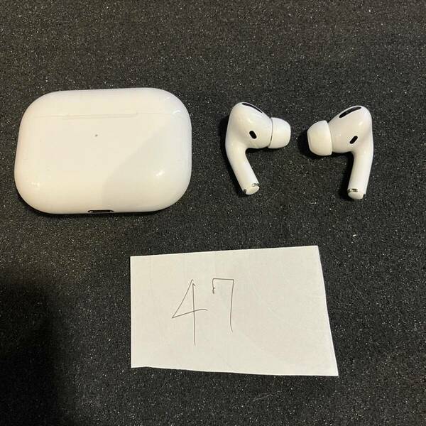 正規品 最安 美品 送料無料 動作確認済み Apple 純正 Air Pods Pro A2083 A2084 A2190 アップル エアーポッズ プロ 本体 MWP22J/A 管理47