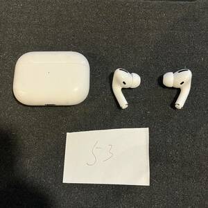 正規品 最安 美品 送料無料 動作確認済み Apple 純正 Air Pods Pro A2083 A2084 A2190 アップル エアーポッズ プロ 本体 MWP22J/A 管理53