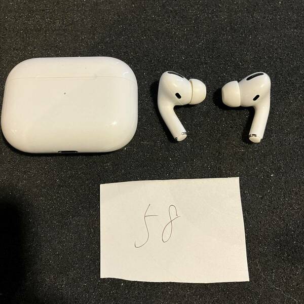 正規品 最安 美品 送料無料 動作確認済み Apple 純正 Air Pods Pro A2083 A2084 A2190 アップル エアーポッズ プロ 本体 MWP22J/A 管理58