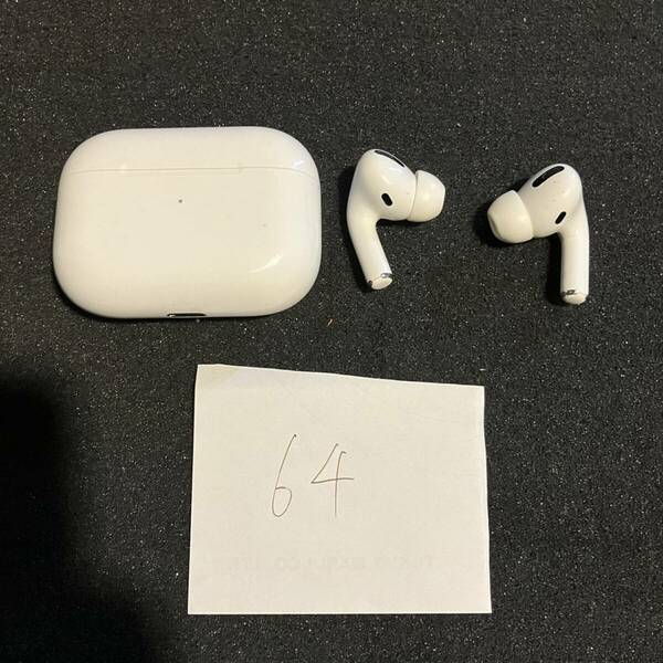 正規品 最安 美品 送料無料 動作確認済み Apple 純正 Air Pods Pro A2083 A2084 A2190 アップル エアーポッズ プロ 本体 MWP22J/A 管理64