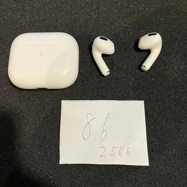 正規品 最安 送料無料 Apple Airpods エアーポッツ エアポッツ 第3世代/A2564・A2565・A2566/ワイヤレスイヤホン 管理86