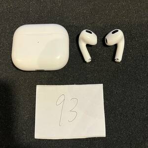 正規品 最安 送料無料 Apple Airpods エアーポッツ エアポッツ 第3世代/A2564・A2565・A2566/ワイヤレスイヤホン 管理93