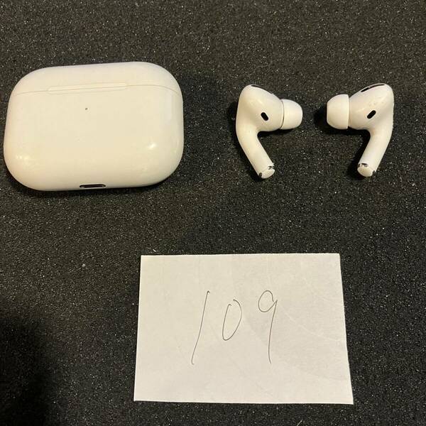 正規品 最安 美品 送料無料 動作確認済み Apple 純正 Air Pods Pro A2083 A2084 A2190 アップル エアーポッズ プロ 本体 MWP22J/A 管理109