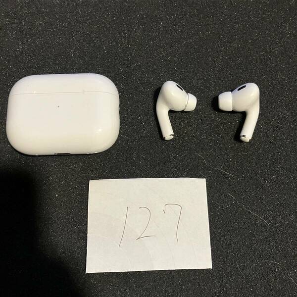 正規品 最安 美品 送料無料 動作確認済み Apple 純正 AirPods Pro 第2世代 MQD83J/A A2698/A2699/A2700 ワイヤレスイヤホン 管理127