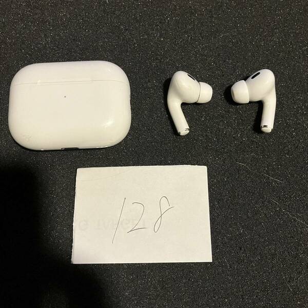 正規品 最安 美品 送料無料 動作確認済み Apple 純正 AirPods Pro 第2世代 MQD83J/A A2698/A2699/A2700 ワイヤレスイヤホン 管理128