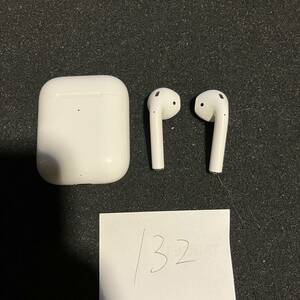 送料無料 最安 動作確認済み Apple AirPods A1938 A2031 A2032 第2世代 アップル ワイヤレスイヤホン 管理132