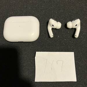 正規品 最安 美品 送料無料 動作確認済み Apple 純正 Air Pods Pro A2083 A2084 A2190 アップル エアーポッズ プロ 本体 MWP22J/A 管理167