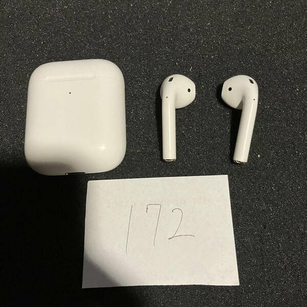 送料無料 最安 動作確認済み Apple AirPods A1938 A2031 A2032 第2世代 アップル ワイヤレスイヤホン 管理172