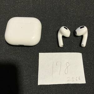 正規品 最安 送料無料 Apple Airpods エアーポッツ エアポッツ 第3世代/A2564・A2565・A2566/ワイヤレスイヤホン 管理178